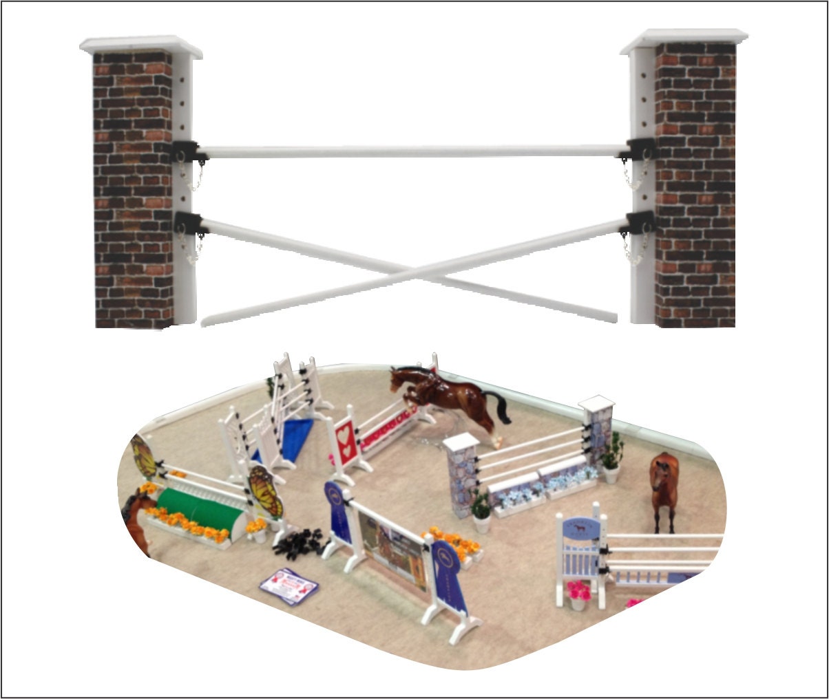 Brick Horse Jump Etsy