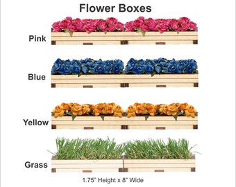 Toy Jump Flower Boxes: Grand Prix Decor Accessory