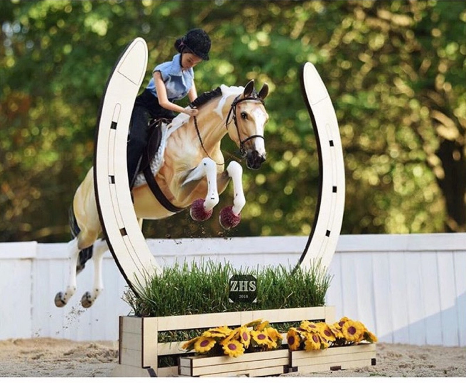 Horse Shoe Jump Etsy