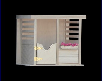 Breyer Horse Barn: Wooden Toy Stable with Flower Box