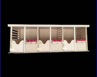 3 Box Stalls  Horse Stable -  For your Toy Horses - Larger stalls are great for a foal and Mare.., Larger horses.