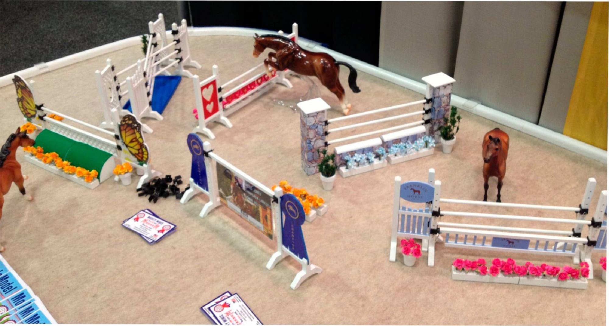 Blue Ribbon Champion Toy Horse Jump Great for Play or Display Horse Theme Decoration Toy Horse Accessory Realistic Handcrafted Etsy