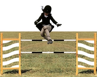Cedar Wood Kid Horse Jump: Lightweight Portable Agility Training