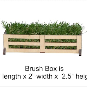 Brush Box Jump Accessory - Realistic - Toy Size cross country jump - Horse Play accessory - Build a full course for your horses!