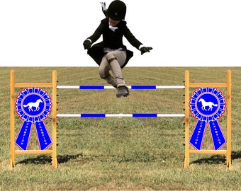 Kid-Sized Cedar Horse Jump: Blue Ribbon Champion, Lightweight