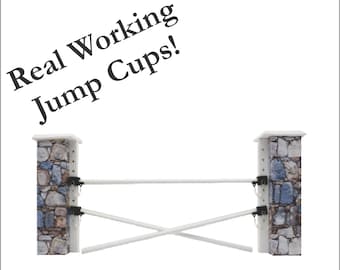 Stone Horse Jump: Miniature Show Jumping Prop for Breyer Horses