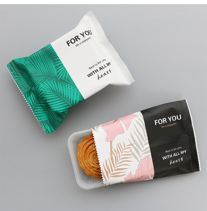 100 PCS heat seal cookie packing bags baked food wrapping Etsy