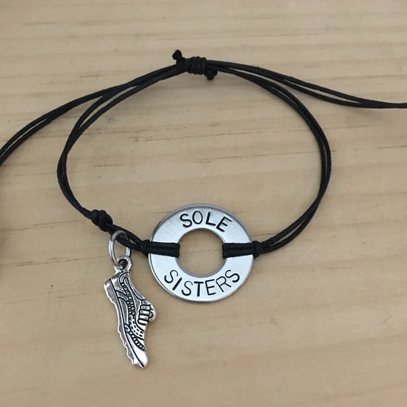 Sliding knot washer bracelet deals