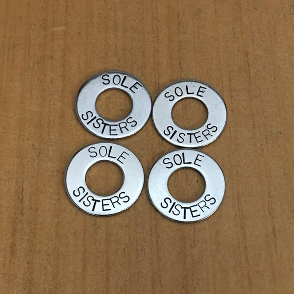 Stamped washers for DIY bracelets - Bulk order-custom stainless steel washers for keychains, bracelets or necklaces. Scout or camp craft