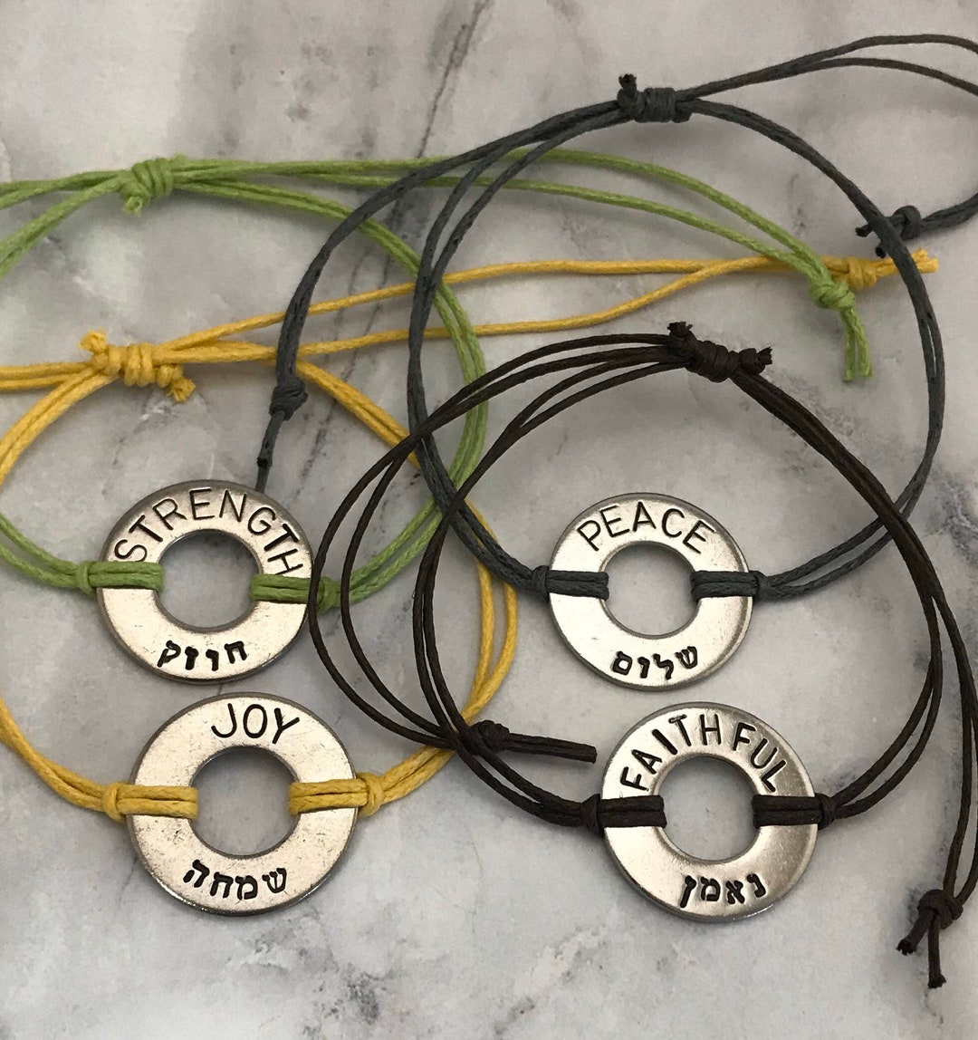 Etsy washer deals bracelet