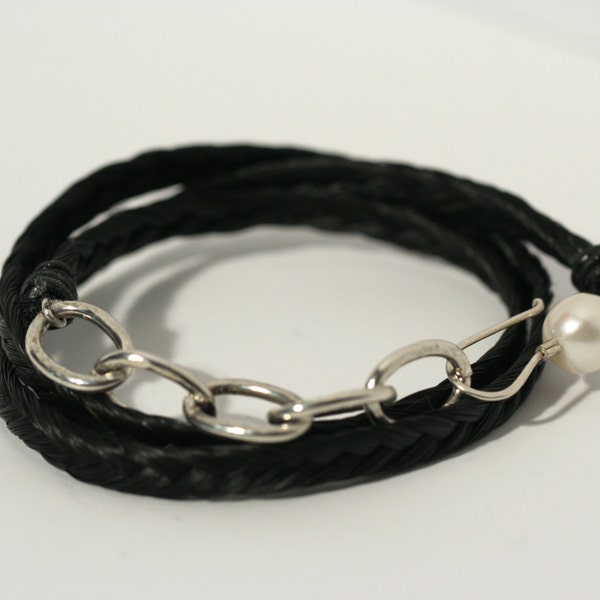 Fishtail Polo Pony Hair Wrap Bracelet