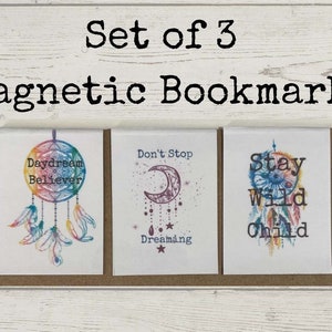 Segnalibri magnetici Dreamer - Set da 3