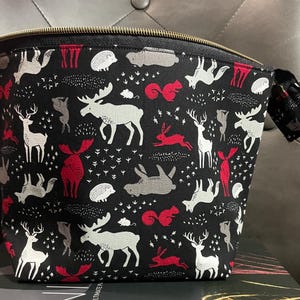 Projekttasche - Handgefertigte Tasche/Projekttasche fürs Stricken und Häkeln