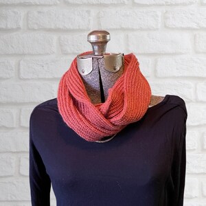 Handmade Knit Infinity Scarf/Cowl