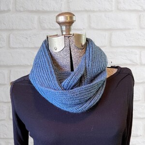 Handmade Knit Infinity Scarf/Cowl