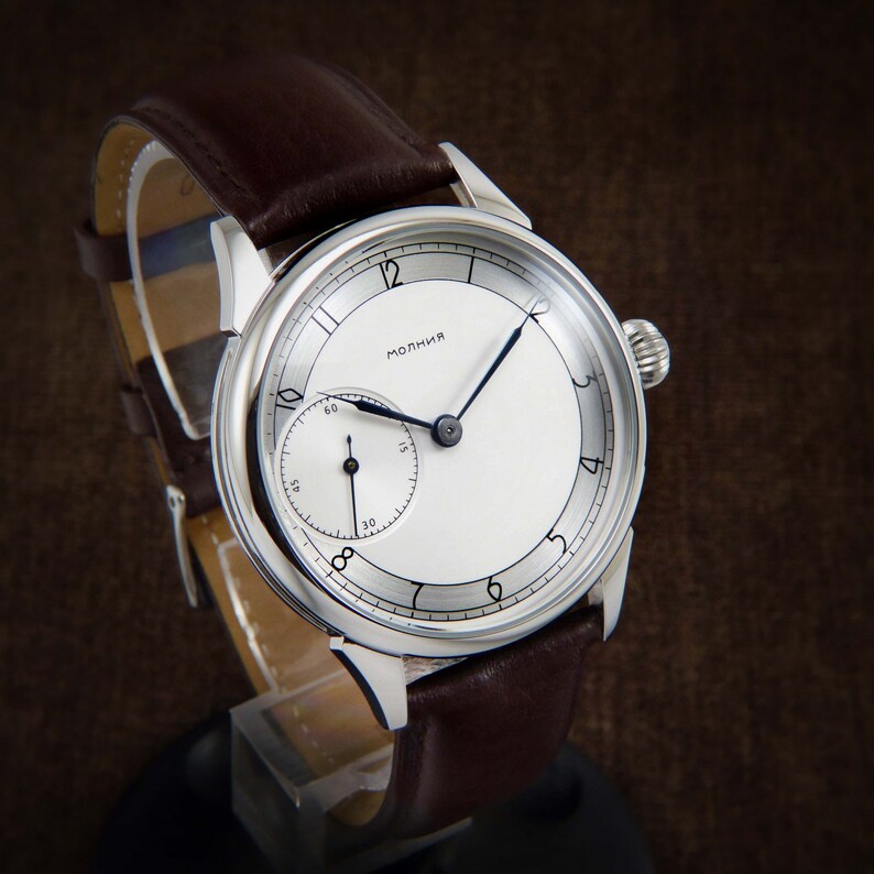 Molnija Chronometer Custom Watch homage omega cortebert | Etsy