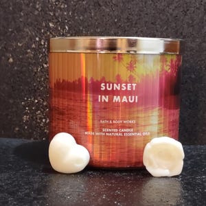 Sunset in Maui Wax Melts, Bath and Body Works wax melts, candle wax melts, wax melts