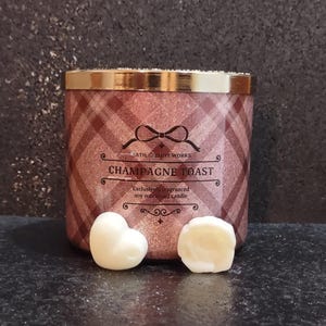Champagne Toast Wax Melts, Bath and Body Works wax melts, candle wax melts, wax melts