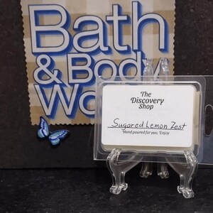 Sugared Lemon Zest 2.5 oz Clamshell Wax Melts, Bath and Body Works wax melts, candle wax melts, wax melts