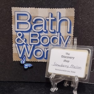 Strawberry Melon Clam Shell Wax Melts, Bath and Body Works, candle wax melts, wax melts