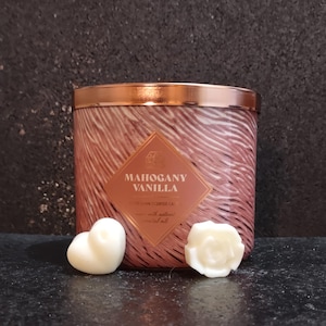 Mahogany Vanilla wax melts, Bath and Body Works wax melts, candle wax melts, wax melts