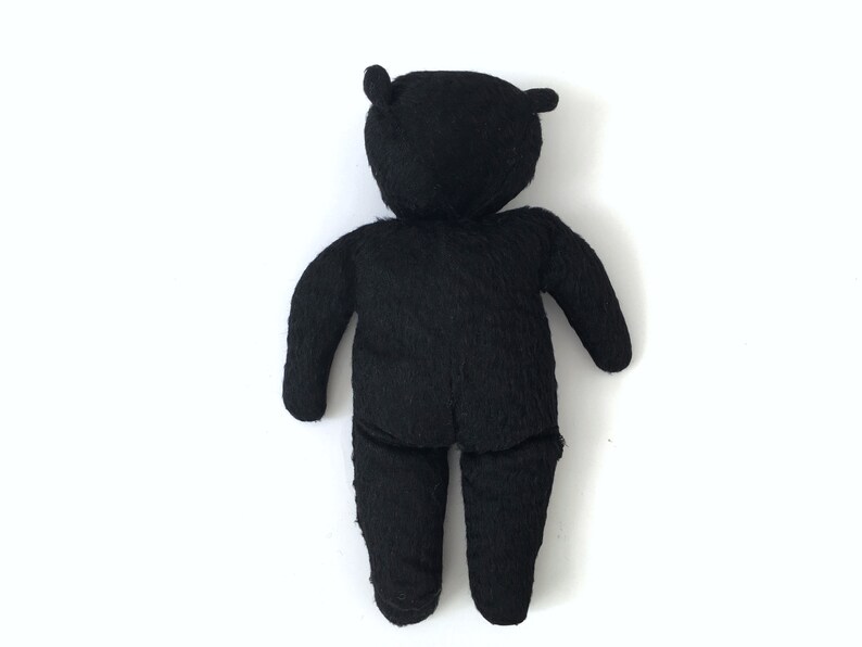 1940s bear vintage mohair teddy bear stuffed bear antique teddy bear Vintage teddy bear vintage bear vintage stuffed animal black bear