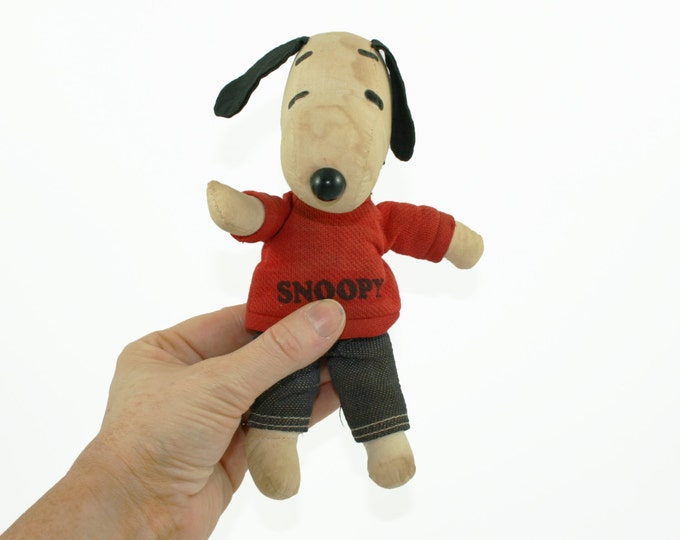 Vintage Snoopy Doll, Rare Snoopy Toy, 1968 Plush Snoopy Doll, Vintage
