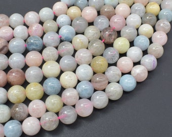 8.3mm 8mm Round Beads 15 Inch, Dumortierite Beads 203054006