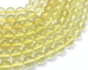 Lovely 8 Strand Natural Lemon Quartz Faceted Oval Shape Step Cut Gemstone Beads Size 8x10-10x14 mm Approx Jewelry Making Crafts Lemon Oval