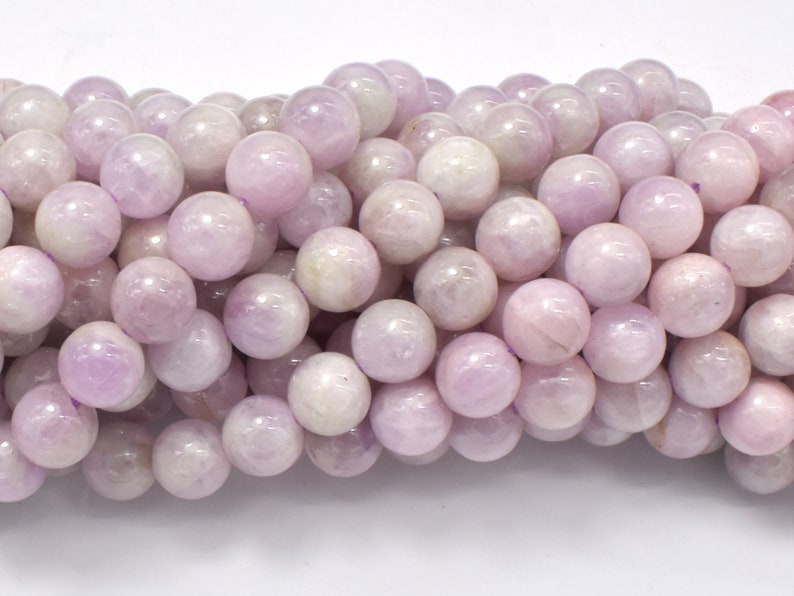 Kunzite Beads, 8mm, Round Beads, 15.5 Inch, Full strand, Approx. 45-47 beads, Hole 1mm 293054003 image 2