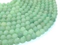 Matte Green Aventurine Beads, Round, 8mm (8.5mm), 15.5 Inch, Full strand, Approx 47 beads, Hole 1 mm, A quality (249054010)