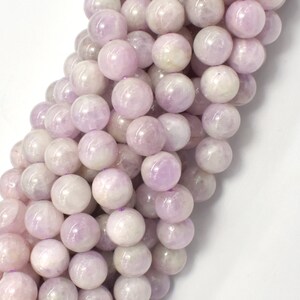 Kunzite Beads, 8mm, Round Beads, 15.5 Inch, Full strand, Approx. 45-47 beads, Hole 1mm 293054003 image 4