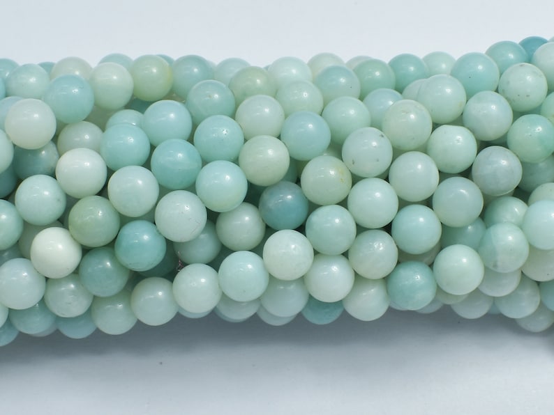 Amazonite Beads, Round, 6mm, 15.5 Inch, Full strand, Approx. 62-65 beads, Hole 0.8 mm 111054002 image 1