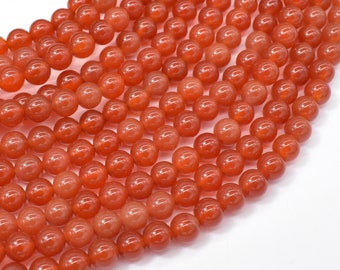 Carnelian, 6mm(6.3mm), Round Beads, 15 Inch, Full strand, Approx. 63 beads, Hole 1mm, A quality (182054020)
