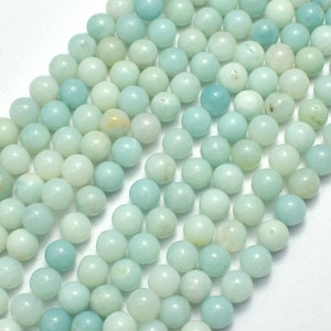 Amazonite Beads, Round, 6mm, 15.5 Inch, Full strand, Approx. 62-65 beads, Hole 0.8 mm 111054002 image 4