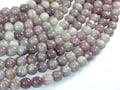Lilac Jasper  Pink Tourmaline 8mm (8.6mm) Round Beads, 15 Inch, Full strand, Approx. 44 beads, Hole 1mm (307054003)