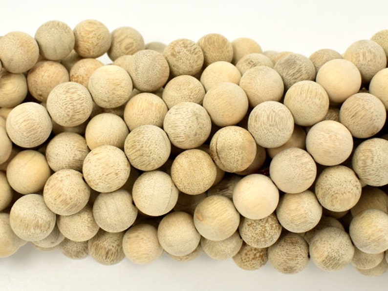Full strand 10.3mm 011739003 42 Inch Matte Silkwood Beads Round Beads Approx 108 Beads 10mm Mala Beads