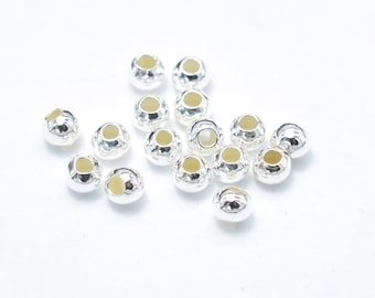 3mm Antique Golden Mini Micro Metal Beads Tone Spacers Crimps Making Findings 