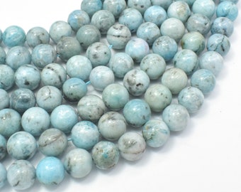 Hemimorphite Beads, 10mm (10.5mm), Round Beads, 15.5 Inch, Full strand, Approx. 38 beads, Hole 1mm (271054008)