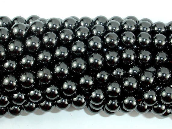 Hematite Beads-Silver 8mm Round Beads 15.5 Inch, 269054012