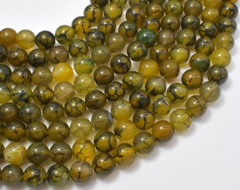 9.8mm 10mm 14 Inch 122054261 Crackle Tibetan Agate Full strand Round Beads Hole 1.2mm Approx 38 beads