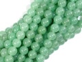 Green Aventurine Beads, 8mm (8.5mm), Round Beads, 15 Inch, Full strand, Approx. 45 beads, Hole 1 mm (249054003)