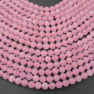 Rose Quartz 8mm Round Beads, 15 Inch, Full strand, Approx. 45-47 beads, Hole 1 mm 391054003 image 5