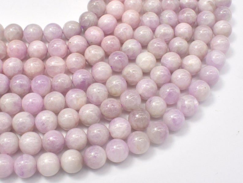 Kunzite Beads, 8mm, Round Beads, 15.5 Inch, Full strand, Approx. 45-47 beads, Hole 1mm 293054003 image 1