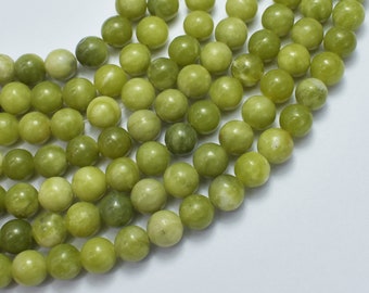 Jade 8mm Round Beads, 15 Inch, Approx. 47 beads, Hole 1mm (287054035)