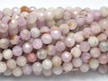 Kunzite, 3.7mm Micro Faceted Round Beads, 15 Inch, Approx. 100 beads (293025001)