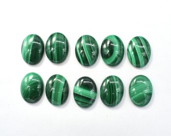 Genuine Malachite Cabochon, 15x20mm Oval, 1piece (312030003C)