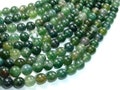 Moss Agate Beads, 8mm (8.5 mm), Round Beads, 15.5 Inch, Full strand, Approx. 47 beads, Hole 1 mm, A quality (323054003)