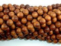Sandalwood Beads, 8mm(8.2mm) Round Beads, 35 Inch, Full strand, Approx. 108 Beads, Mala Beads (011747001)