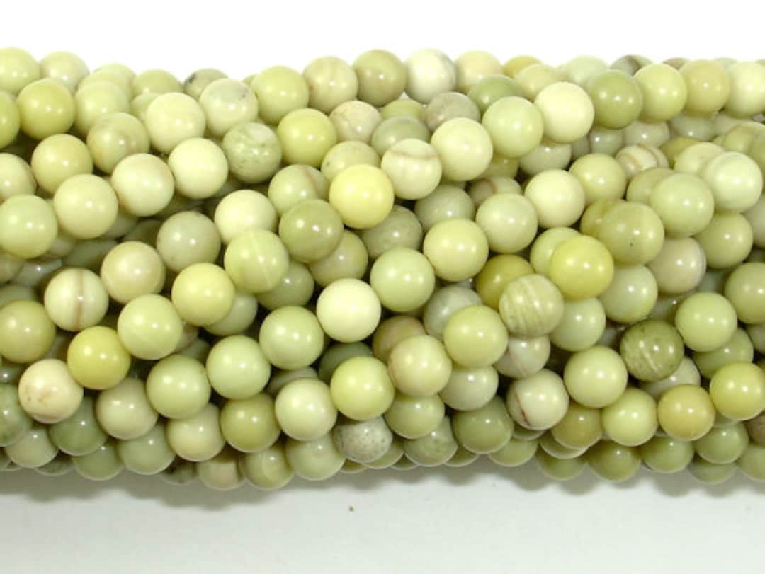 Butter Jade 4mm Round 16 Inch Full Strand Approx. 98 Etsy Singapore